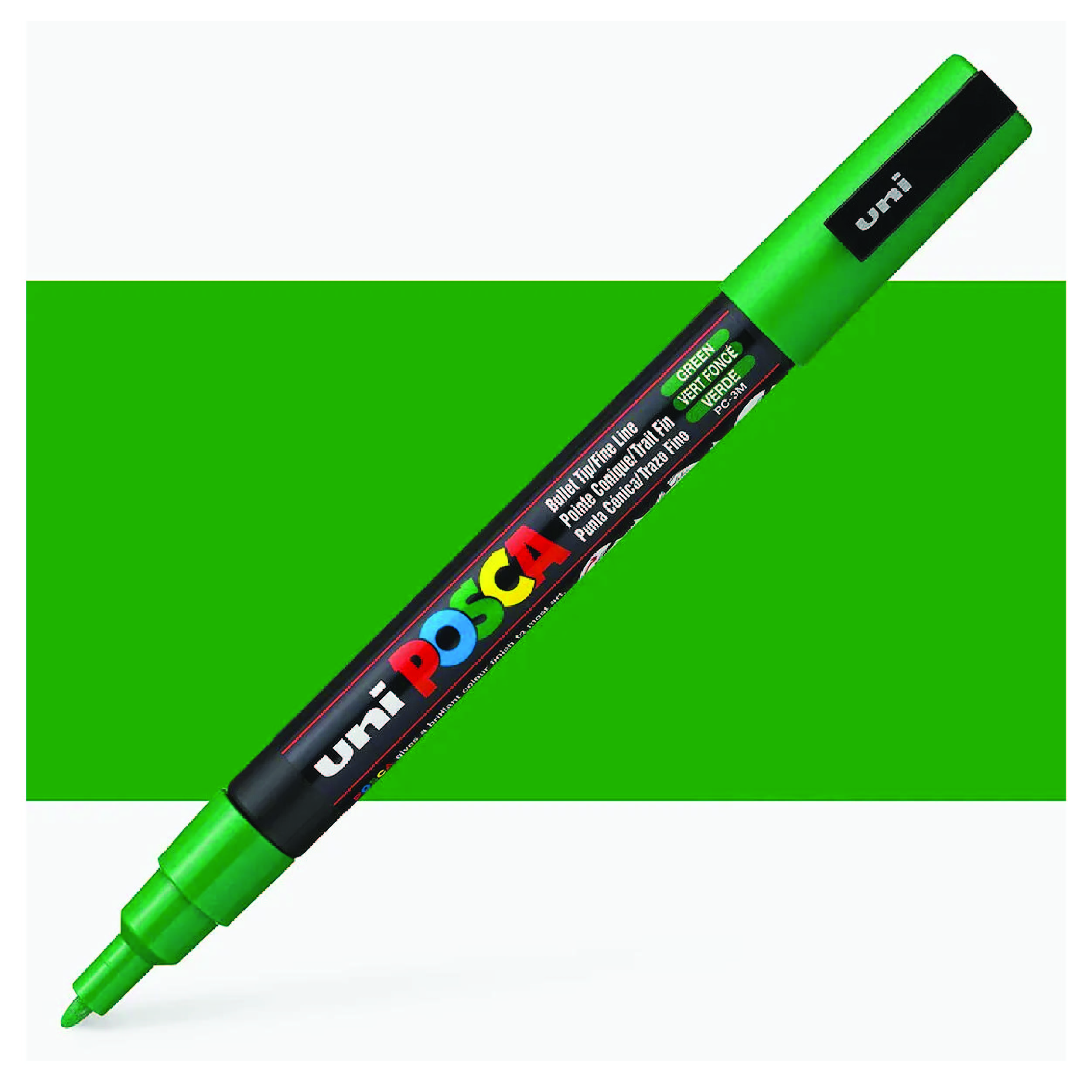 Marker Fine Cone Tip 0.9-1.3mm Dark Green POSCA Uni